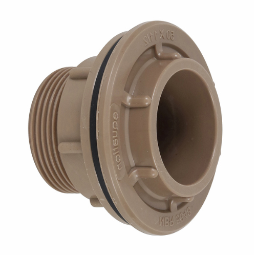 Adaptador Marrom Soldável com Anel para Caixa D'água 50mm x 1.1/2" Tigre